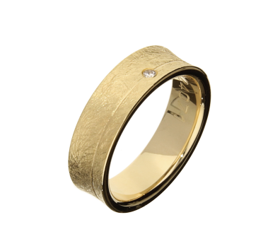 Bandring_Trauringe-Hohlkehle-Gelbgold-585-Brillant-0-02ct